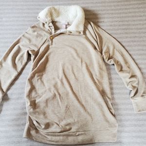 Isabel Maternity Sherpa Sweater